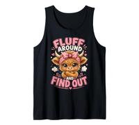 Fluff Around and Find Out Funny Highland Cute Kawaii Tank Top