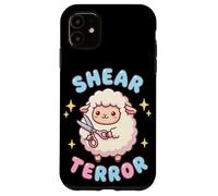 Fluff Around and Find Out Shear Terror Funny Kawaii Sheep Case for iPhone 11