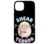 Fluff Around and Find Out Shear Terror Funny Kawaii Sheep Case for iPhone 15 Plus
