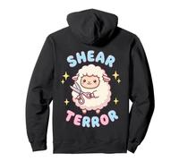 Fluff Around and Find Out Shear Terror Funny Kawaii Sheep Pullover Hoodie