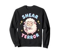 Fluff Around and Find Out Shear Terror Funny Kawaii Sheep Sweatshirt