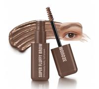 Fluff Eyebrow Gel Mousse,Volumizing Tinted Eyebrow Mascara Waterproof Brow Gel,Eyebrow Tint to Fill in Eyebrows and Cover Gray Hairs(01SOFT BROWN)