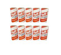 Fluff Off Lint Roller Refills,10 Rolls x 60 sheeets -TOTAL 600 SHEETS-Extra Sticky Easy Peel Sheets.Removes Pet Hair,Fluff & Dust from all Fabrics,Carpets,Clothes etc.