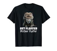 Fluff Off Mother Fluffer Funny Persian Cat Pun T-Shirt