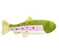 Fluff & Tuff, Burt the Lake Trout, Durable Plush Dog Toy