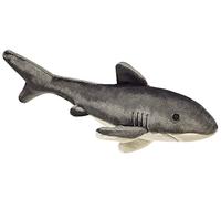 Fluff N Tuff Mac the Shark Durable Plush Dog Toy