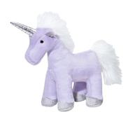 Violet the Unicorn Plush Dog Puppy Toy - Non Toxic, Squeaky, Playful, Bite Resistant - Suitable for Small and Medium Dogs