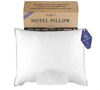 FluffCo. Down Alternative Standard/Queen Size Pillows | Luxury Hotel-Quality Cooling Pillow | Luxurious Breathable Microfiber Polyester Pillow | 300 Thread Count (Standard/Queen Size Soft - Pack of 1)