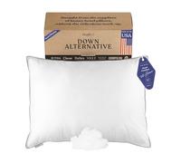 FluffCo Zen Down Alternative Bed Pillows - Standard/Queen, 20 x 28 in