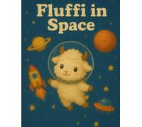 Fluffi in Space: Cute and Easy Space Coloring Book for Kids Ages 3-5 | Rockets, Planets, Stars & Simple Cosmic Adventures (Fluffi Coloring Book Series)