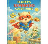 Fluffi’s Superhero Adventures: Cute & Simple Superhero Coloring Book for Kids Ages 3-5 (Fluffi Coloring Book Series)
