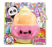 Fluffie Stuffiez Large Collectible Plush - ICE CREAM - Suprise Reveal Unboxing with ASMR Fidget DIY Fur Pulling, Ultrasoft Fluff - Great for Kids Ages 4+