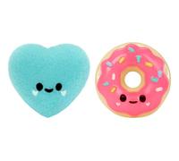 Fluffie Stuffiez Minis - Heart Candy and Donut - Soft and Crushy Mini Collectibles - Unpack Surprise - Make Your Own Tactile and Fidget Game - For Children Aged 4+