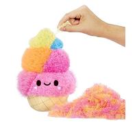 Fluffie Stuffiez Small Collectible Plush - ICE CREAM - Suprise Reveal Unboxing with ASMR Fidget DIY Fur Pulling, Ultrasoft Fluff - Great for Kids Ages 4+
