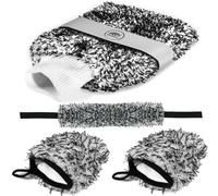 Fluffmeister Car Wash Kit Microfibre Car Wash Mitts | Super Absorbent Detailing Washmitt | Scratch Free Car Washing.
