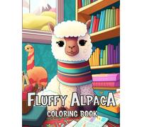 Fluffy Alpaca Coloring Book: A Fun-filled Journey through the World of Adorable Alpacas