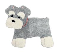 ＯＲＡＮＧＥ ＡＰＲＯＮ Fluffy Animal Area Rug, 16.9 x 22.0 Inches, Machine Washable [Dachshund]