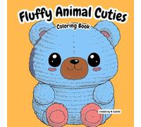 Fluffy Animal Cuties Coloring Book
