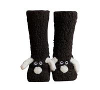 Fluffy Animal Slipper Socks for Women, Long Plush Slipper Socks, Cute Fluffy Socks, Warm Thick Plush Socks, Non-Slip Soft Slipper Socks, Happy New Year Gift