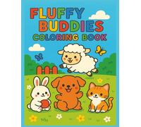 Fluffy Buddies Coloring Book: A Cute and Easy Coloring Book of Fluffy Friends