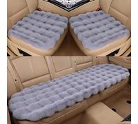Fluffy Car Seat Cushion for Hyundai Genesis G80, Thick Warm Pad for Front Rear Seats Protector Winter Car Interior Accessory,Grey