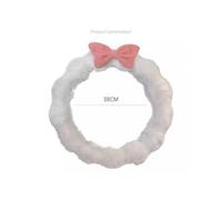 Fluffy Car Steering Wheel Cover Car Steering Wheel Cover Autumn And Winter Plush Winter-wearing Cute And Decorative For Women(Wavy gray)