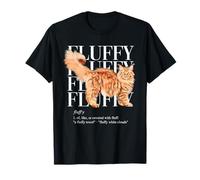 Fluffy Cat, Ginger Maine Coon T-Shirt