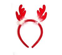 Fluffy Christmas Reindeer Antler Alice Band Headband Hair band Adults kids