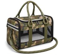 FLUFFY COMMUTE Soft-Sided Dog & Pet Carrier | for Car Rides, Trains, Errands & Daily Outings | Fits Pets Up to 15 lbs | 18" L x 11.5" H | Yorkies, Chihuahuas, Toy Poodles, Maltese & More