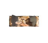 Fluffy Cute Kitty Printed Baby Headband, Soft and Breathable, Adjustable, Perfect for Baby Photos (0-6 Months)