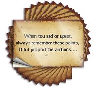 Fluffy, Decal Cover When Sad Or Upset, Remember These Points | Football Room Decor for Men(8X12CM)