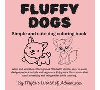 FLUFFY DOGS Simple and cute dog coloring book