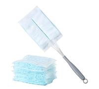 Fluffy Duster Refill Disposable Duster Refill Hand Duster Refill Replacement Duster Head with 10Refills 1Handle for Cleaning 11PCS/Set, Hand Duster Refills, Duster Refill Heads