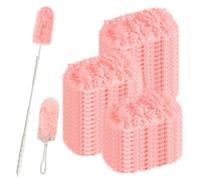 Fluffy Dusters Refills for Cleaning - 40 Duster Refill Pack Set, Electrostatic Fluffy Dusters Refills with Handle/Telescopic Rod, Heavy Duty Microfibers Dusting Kit for Cleaning Pet Hair Dust Dirt