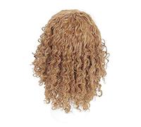 Fluffy Explosive Head Cosplay Wigs Curly Hair Cosplay Heat Resistant Synthetic Wigs Halloween Carnival Party Women Wigs Dark Color