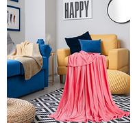 Fluffy Fleece Blankets, Fleece Solid Color Blanket, Small Fluffy Warm Baby, Warm but Lightweight Super Soft Cosy Picnic Travel Car Throw Blankets