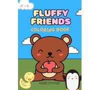 Fluffy Friends: Cute coloring book