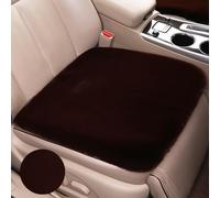 Fluffy Fur Car Front Seat Cover Pad, Universal Non-slip Car Seat Cushion, Luxury Winter Thickenes Plush Car Seat Cushion Set, Soft Warm Car Seat Cover Fur for Auto Interior Accessories (Coffee)
