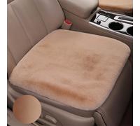 Fluffy Fur Car Front Seat Cover Pad, Universal Non-slip Car Seat Cushion, Luxury Winter Thickenes Plush Car Seat Cushion Set, Soft Warm Car Seat Cover Fur for Auto Interior Accessories (Khaki)
