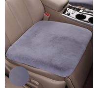 Fluffy Fur Car Front Seat Cover Pad, Universal Non-slip Car Seat Cushion, Luxury Winter Thickenes Plush Car Seat Cushion Set, Soft Warm Car Seat Cover Fur for Auto Interior Accessories (Gray)