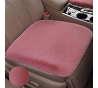 Fluffy Fur Car Front Seat Cover Pad, Universal Non-slip Car Seat Cushion, Luxury Winter Thickenes Plush Car Seat Cushion Set, Soft Warm Car Seat Cover Fur for Auto Interior Accessories (Red)