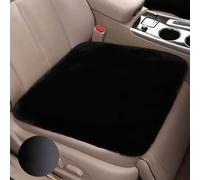 Fluffy Fur Car Front Seat Cover Pad, Universal Non-slip Car Seat Cushion, Luxury Winter Thickenes Plush Car Seat Cushion Set, Soft Warm Car Seat Cover Fur for Auto Interior Accessories (Black)