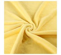 Fluffy Furry Faux Fur Fabric 8mm Short Pile Fabric Material Soft Faux Fur Textiles for Dressmaking, Costume, Arts, Crafts, Home Décor, Accessories, Scarves, 50x50cm/50x160cm (Color : Yellow, Size :