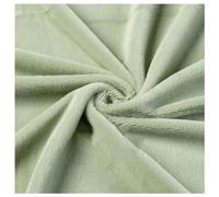 Fluffy Furry Faux Fur Fabric 8mm Short Pile Fabric Material Soft Faux Fur Textiles for Dressmaking, Costume, Arts, Crafts, Home Décor, Accessories, Scarves, 50x50cm/50x160cm (Color : Green 3, Size :