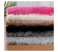 Fluffy Furry Faux Fur Textile 50x160cm, Shaggy Faux Fur Fabric Synthetic Fabric Fur Faux Craft Fur Shaggy Sewing Fur, for Creating Soft Furnishings DIY Gnomes Costume Rugs Mats Photography Backdrops (