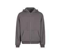 Fluffy hooded sweatshirt Build Your Brand Gris M