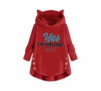 Fluffy Hoodie Womens Sherpa Fleece Pullover Cute Cat Ear Sweatshirt Furry Teddy Bear Coat Winter Long Sleeve Tops Ladies Teen Girls Winter Warm Lounge Wear Thick Plush Sweatshirts with Pocket