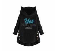 Fluffy Hoodie Womens Sherpa Fleece Pullover Cute Cat Ear Sweatshirt Furry Teddy Bear Coat Winter Long Sleeve Tops Ladies Teen Girls Winter Warm Lounge Wear Thick Plush Sweatshirts with Pocket