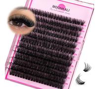Fluffy Lash Clusters Wispy 80D Eyelash Cluster, D Curl, 10-20mm, Cluster Eyelash Extension, Thick Volume, Individual Eyelash Clusters, DIY Eyelash Extensions, Eyelash Clusters at Home MOONKALI