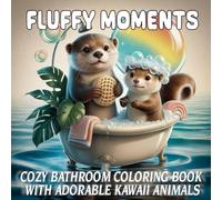 Fluffy Moments: Cozy Bathroom Coloring Book with Adorable Kawaii Animals, Bathroom Coloring Book, Spaces for Relaxation (Cozy Spaces Coloring) (Cozy ... Animal Coloring Series for Adults and Teens)